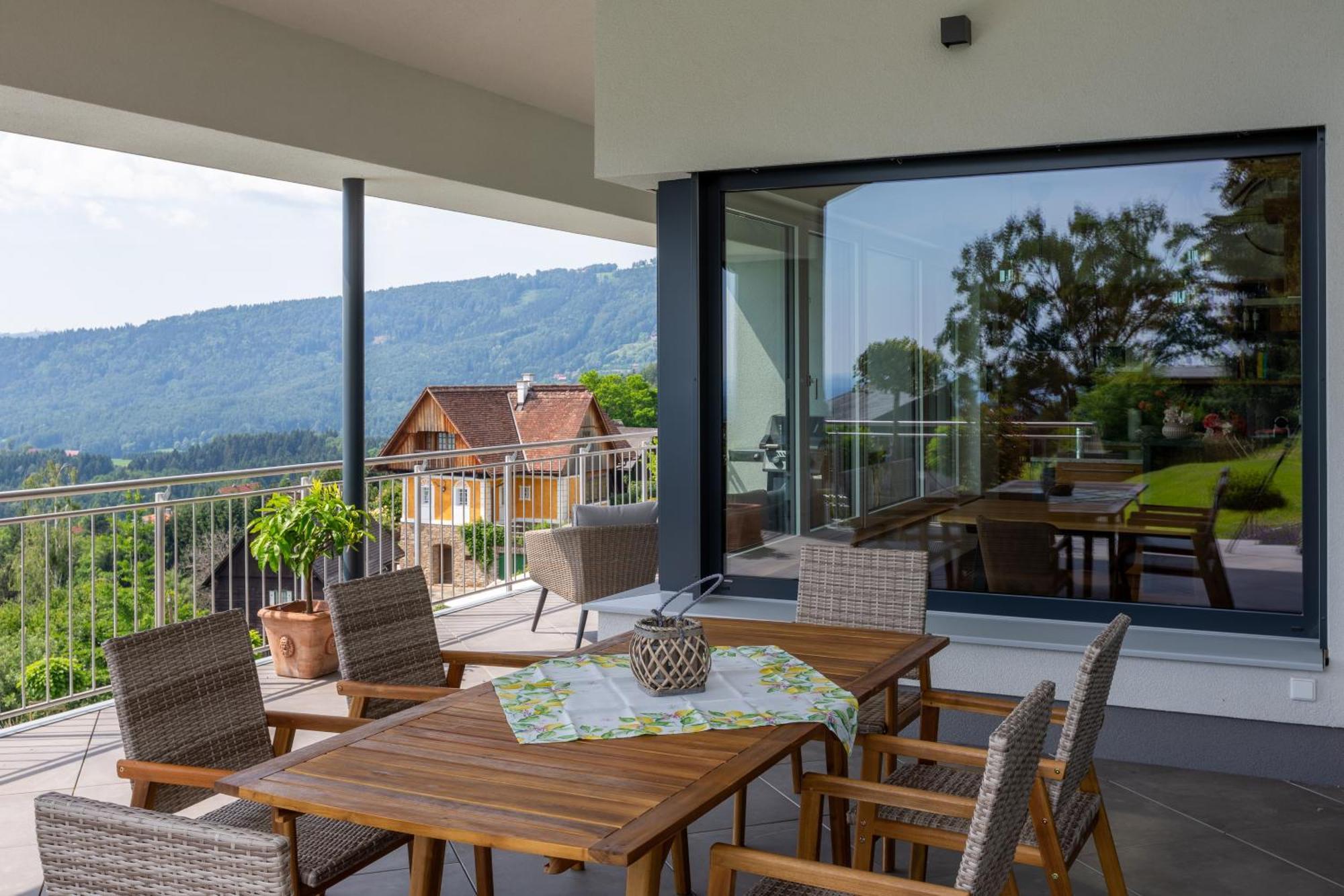 Greim15 --- Ganzes Ferienhaus Mit Fernsicht, Pool, Wellness Дойчландсберг Экстерьер фото